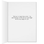 Kankerkloon Kaart met bloemen en vogels (Binnen (Rechts))