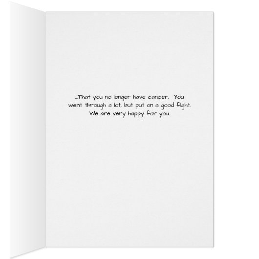 Kankerkloon Kaart met bloemen en vogels (Binnen (Rechts))