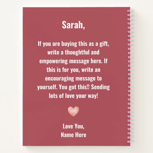 Kankerknuppel 2023 Planner Notitieboek (Achterkant)