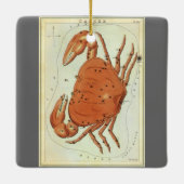 Kankerkrab  Constellatie, Urania's Mirror Keramisch Ornament (Achterkant)