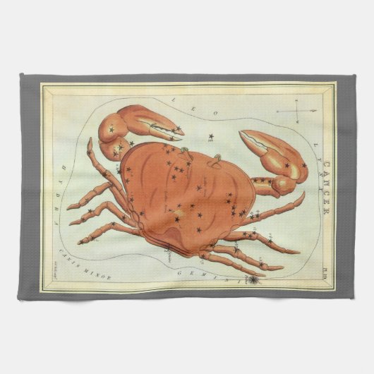 Kankerkrab  Constellatie, Urania's Mirror Theedoek (Horizontaal)