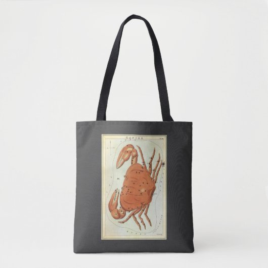 Kankerkrab Constellatie, Urania's Mirror Tote Bag (Voorkant)