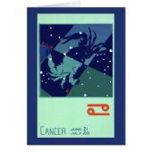Kankerkrab Constellatie  Zodiac Astrologie (Voorkant)