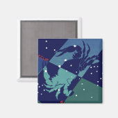 Kankerkrab Constellatie Zodiac Astrologie Magneet (Voorkant / Achterkant)
