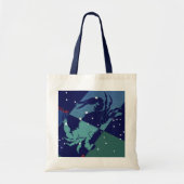 Kankerkrab Constellatie  Zodiac Astrologie Tote Bag (Voorkant)
