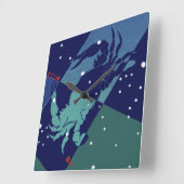 Kankerkrab Constellatie Zodiac Astrologie Vierkante Klok (Hoek)
