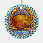 Kankerkrab Verjaardag ornamenten (Voorkant)