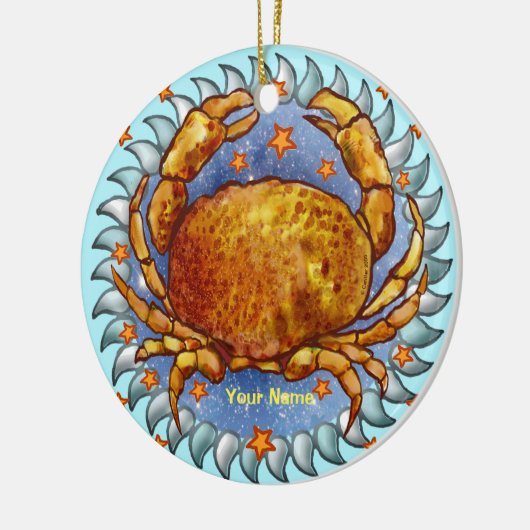 Kankerkrab Verjaardag ornamenten (Links)