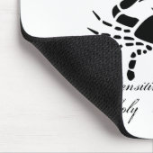 kankerkrab vertoont Grieks-achtige Zodiac Muismat (Hoek)