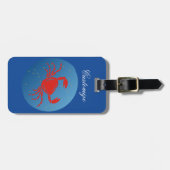 Kankerkrab Zodiac Thunder_Cove Bagagelabel (Voorkant horizontaal)
