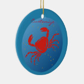 Kankerkrab Zodiac Thunder_Cove Keramisch Ornament (Rechts)