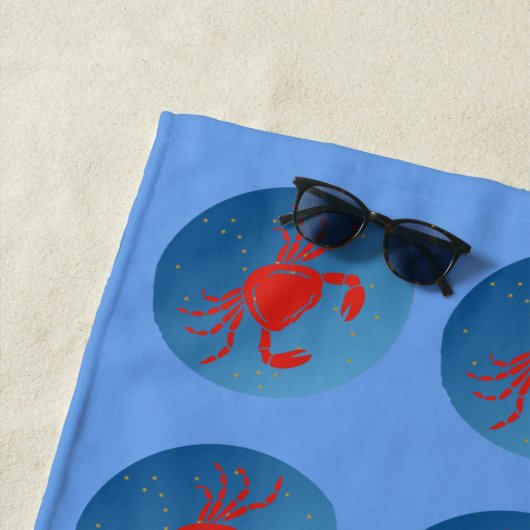 Kankerkrab Zodiac Thunder_Cove Strandlaken (In situ)