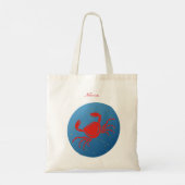 Kankerkrab Zodiac Thunder_Cove Tote Bag (Achterkant)