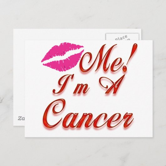 kankerkus me zodiac briefkaart (Voorkant / Achterkant)