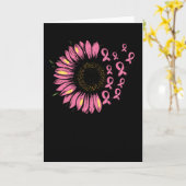 Kankerlinten met zonnebloem kaart (Gele Bloem)