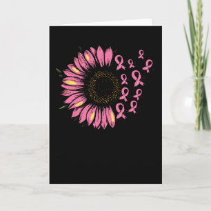 Kankerlinten met zonnebloem kaart
