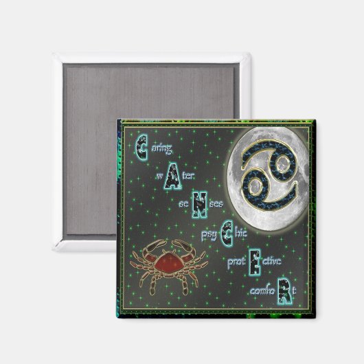 KANKERMAGNEET MAGNEET (Voorkant / Achterkant)