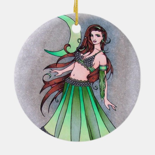 Kankermakreel Keramisch Ornament (Achterkant)