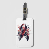 Kankerondersteuning Bagagelabel (Voorkant (verticaal))