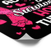 Kankerondersteuning Bewonder eer borstkanker Aware Poster (Hoek)