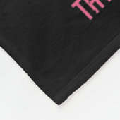 Kankerondersteuning Familie Schildklierkanker Bewu Fleece Deken (Hoek)