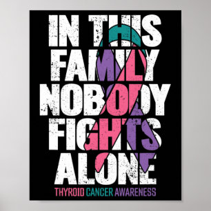 Kankerondersteuning Familie Schildklierkanker Bewu Poster