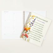 Kankerondersteuning Inspireren Wildbloemen Sage Pl Planner (Display)