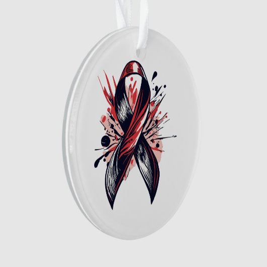 Kankerondersteuning Ornament (voorkant)