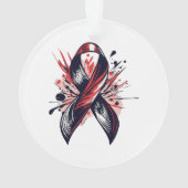 Kankerondersteuning Ornament (achterkant)