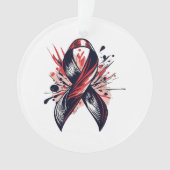 Kankerondersteuning Ornament (voorkant)