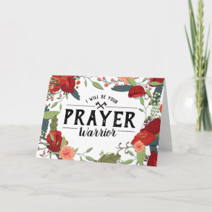 Kankerondersteuning, Religieuze, ik ben je gebeden Kaart