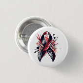 Kankerondersteuning Ronde Button 3,2 Cm (Voorkant /achterkant)