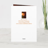 Kankerondersteuning voor lagere Ranunculus-aanmoed Kaart (Achterkant)