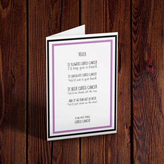 Kankerondersteuningskaart bestrijden kaart