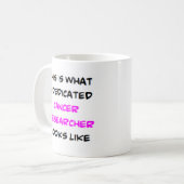 kankeronderzoeker, toegewijd koffiemok (Voorkant links)