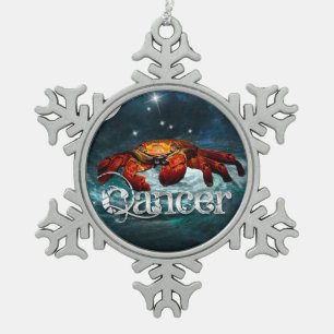 KankerOrnament Tin Sneeuwvlok Ornament