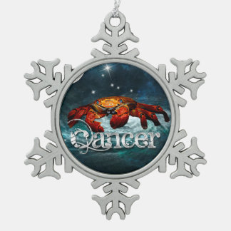 KankerOrnament Tin Sneeuwvlok Ornament