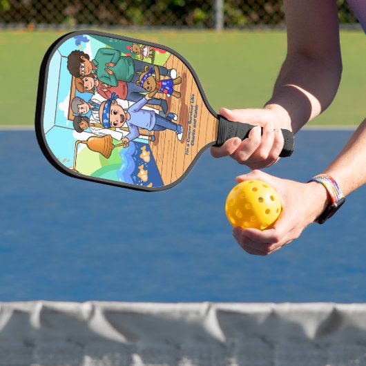 Kankeroverlevende standaard zwarte pickleball pedd pickleball paddle (Insitu)