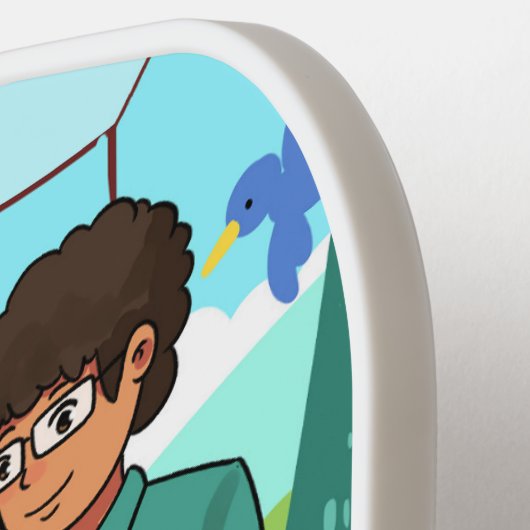 Kankeroverlevende standaard zwarte pickleball pedd pickleball paddle (Links Detail)