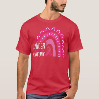 Kankeroverleving Dagelijkse borstkankervoorlichtin T-shirt