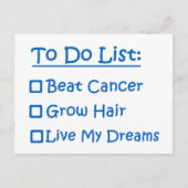 Kankeroverleving om lijst te doen briefkaart (Voorkant)