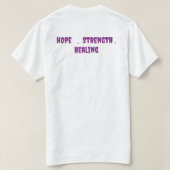 Kankeroverwinnaar T-shirt (Design achterkant)