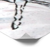 Kankerpaard in pen en inkt op marmer papier poster (Hoek)