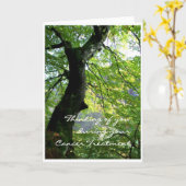 Kankerpatiënt 'Denkt aan U' van uw kaart (Gele Bloem)