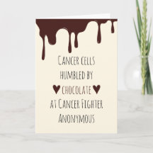 Kankerpatiënt Grappig, Chocolade Kankerbestrijder