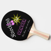 Kankerpedaal uitnemen - Borstkanker handschoenen Tafeltennisbatje (Zijkant)