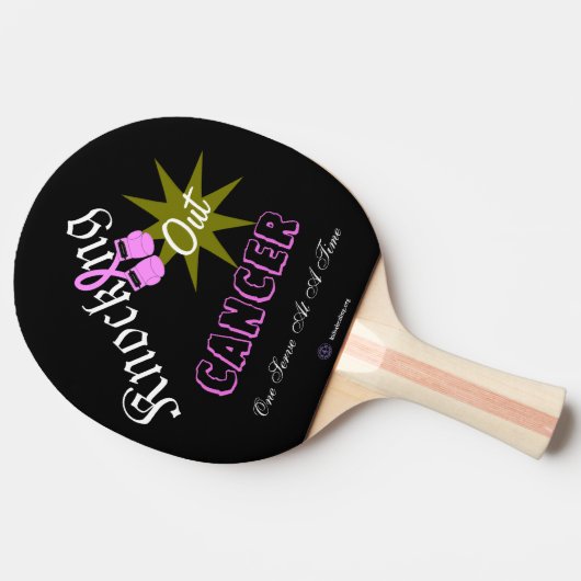 Kankerpedaal uitnemen - Borstkanker handschoenen Tafeltennisbatje (Zijkant)