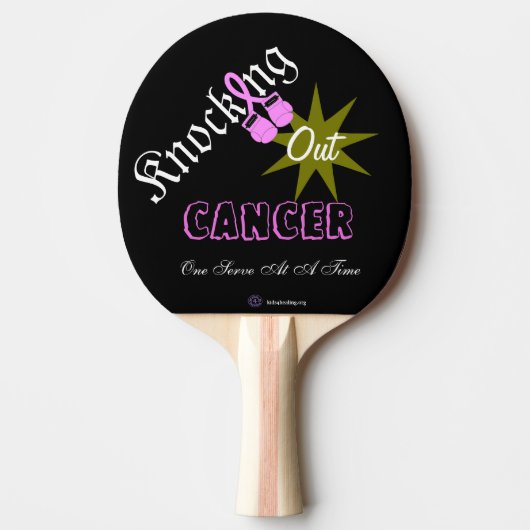 Kankerpedaal uitnemen - Borstkanker handschoenen Tafeltennisbatje (Voorkant)