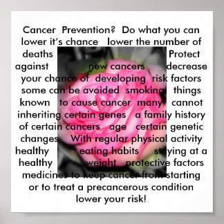 Kankerpreventie Poster
