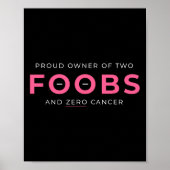 Kankerreconstructie mastectomie Trotse eigenaar va Poster (Voorkant)